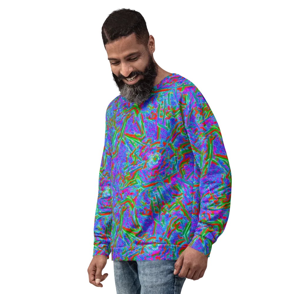 Acid Comet on Sweatshirt — Left Front