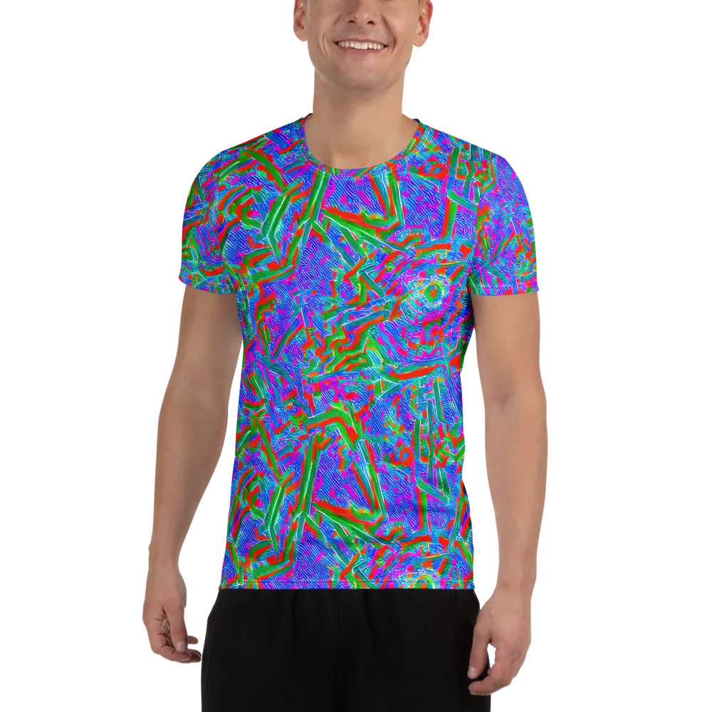 Acid Comet on Men's Athletic T-Shirt — Front