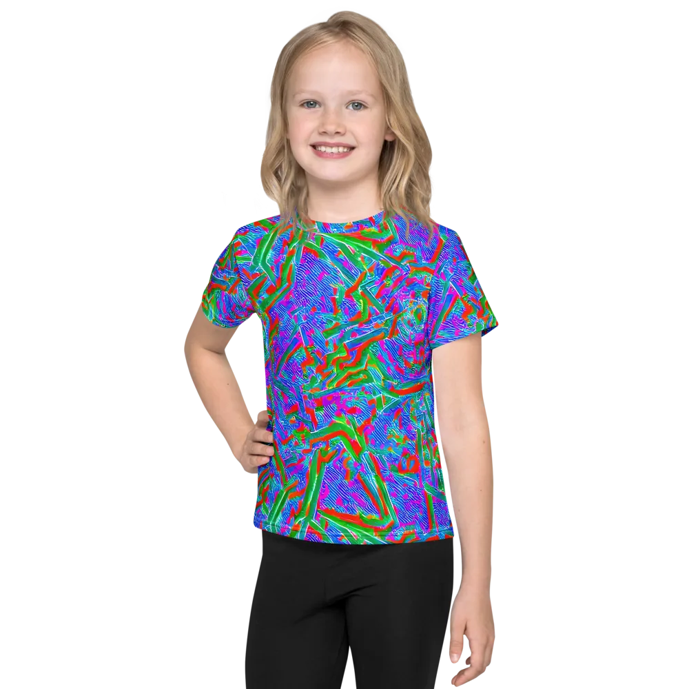 Acid Comet on Kids Crew Neck T-Shirt — Front