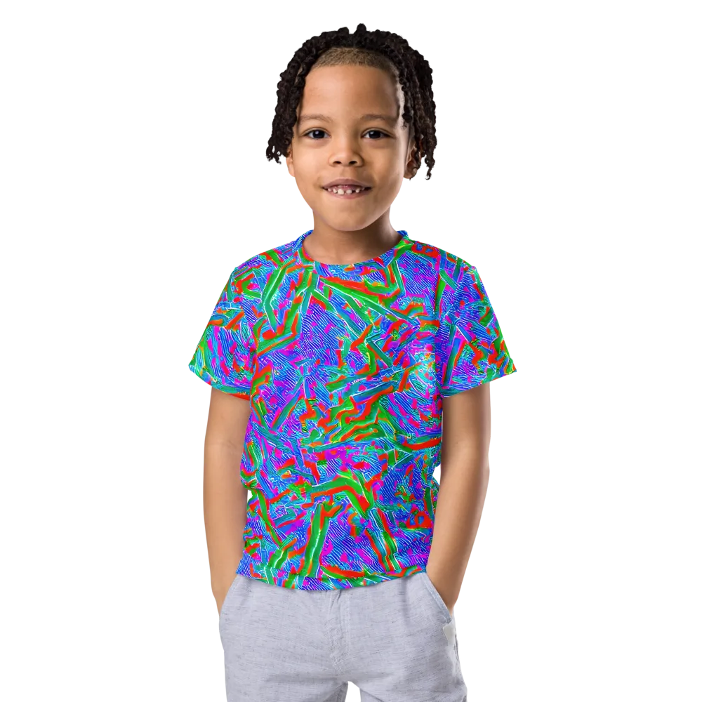 Acid Comet on Kids Crew Neck T-Shirt — Front