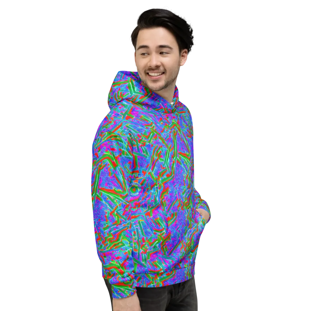 Acid Comet on Hoodie — Right