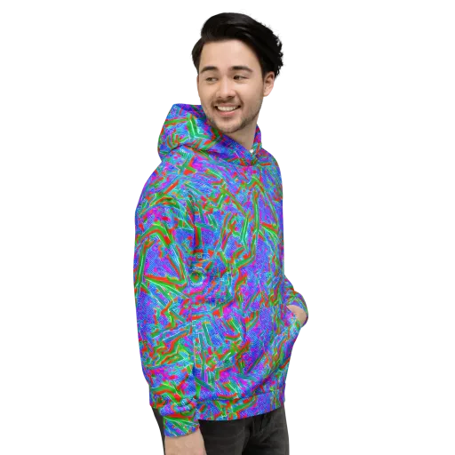 Acid Comet on a Hoodie