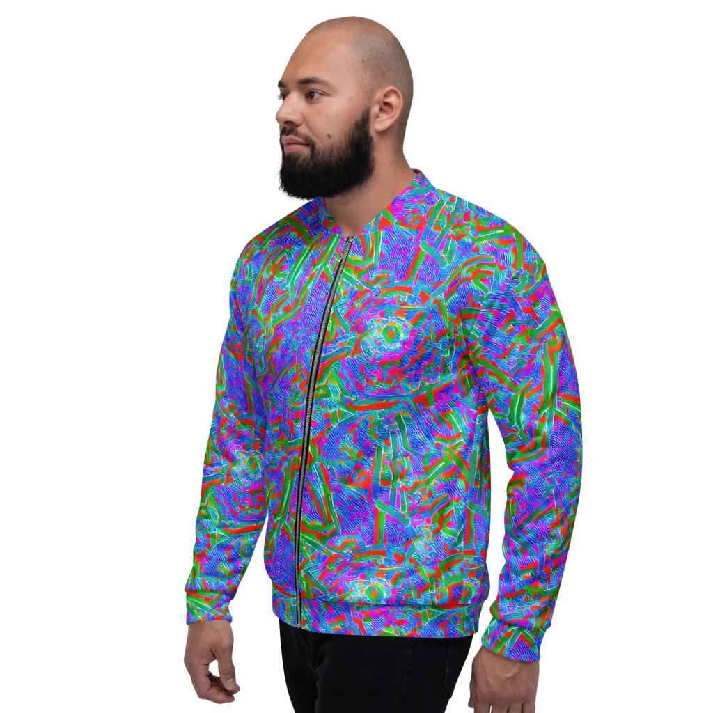Acid Comet on Bomber Jacket — Left