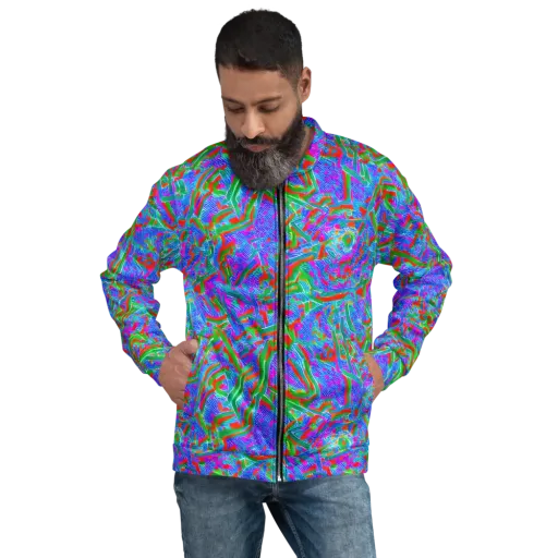 Acid Comet on a Bomber Jacket