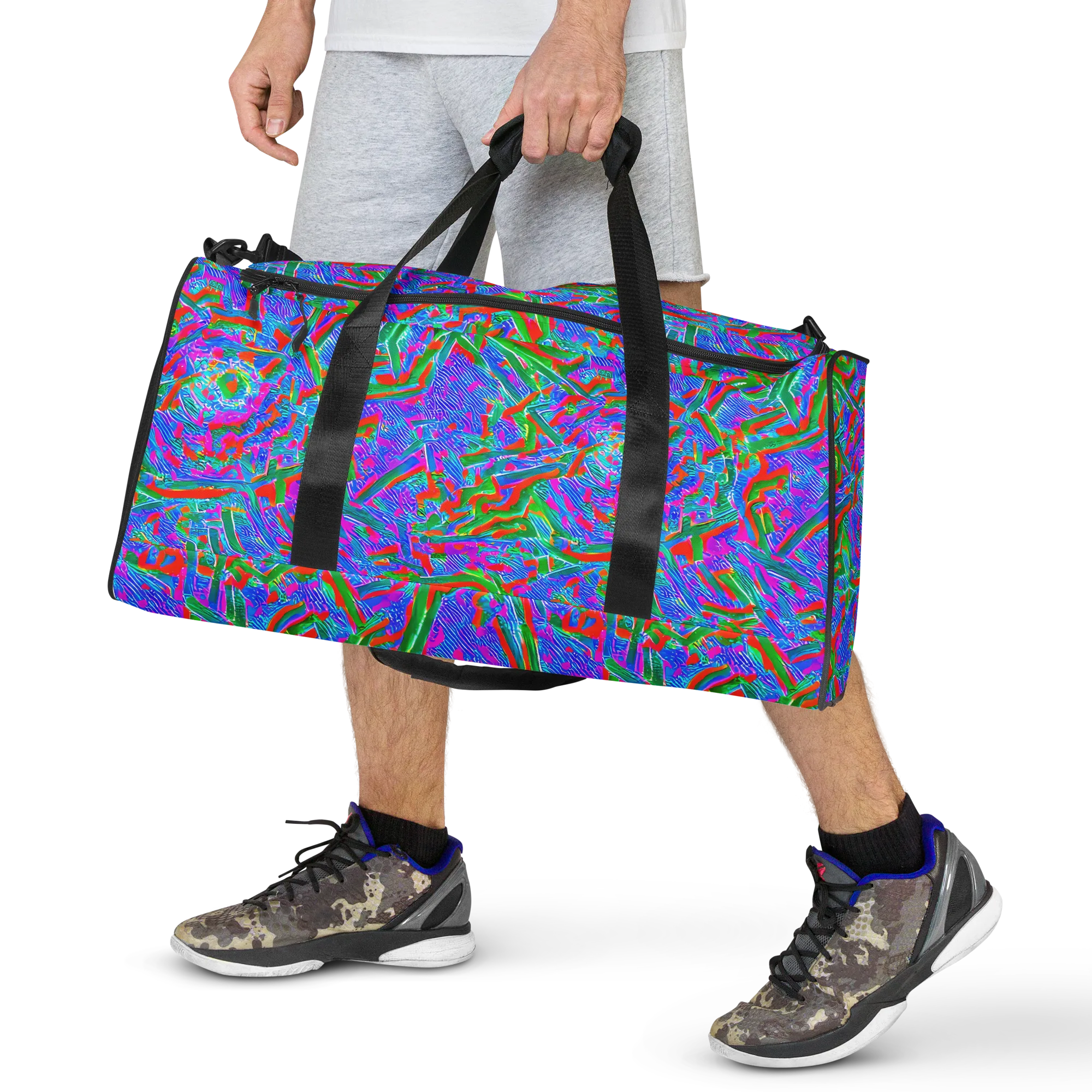 Acid Comet on Duffle Bag — Front
