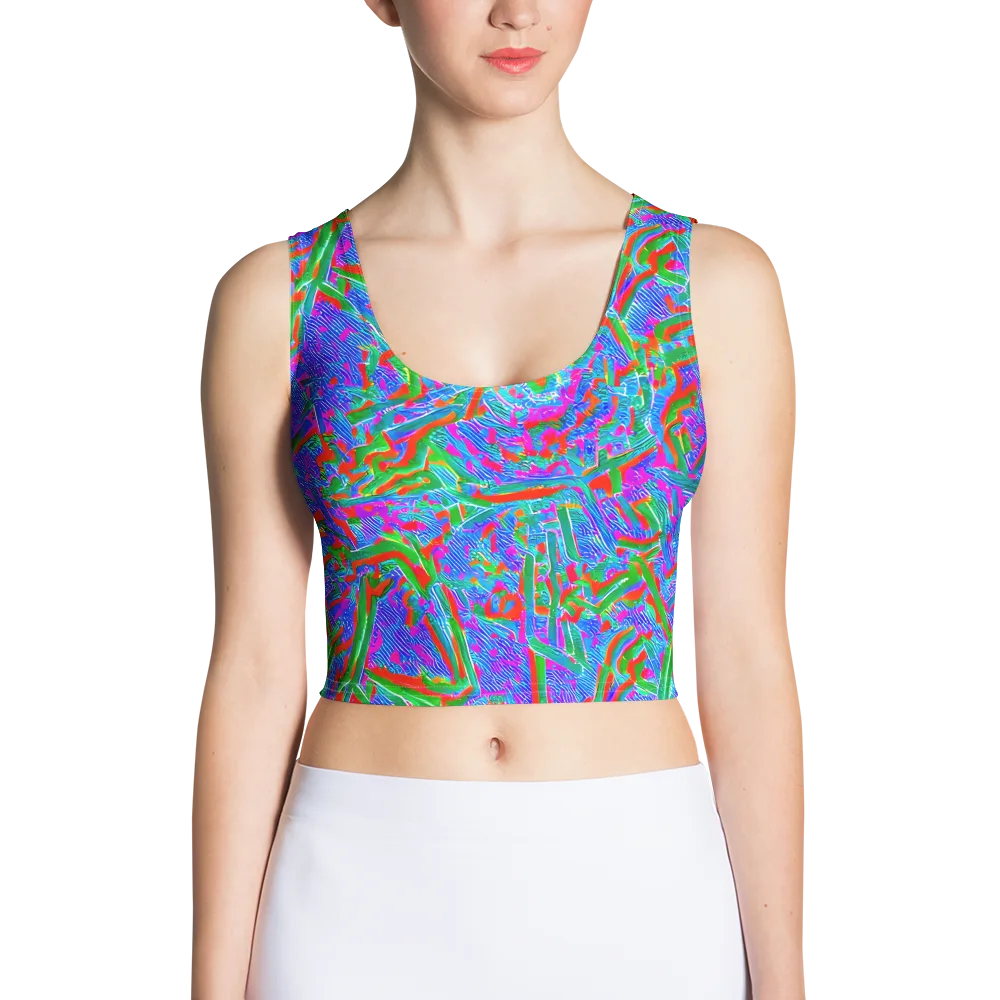 Acid Comet on Crop Top — Front