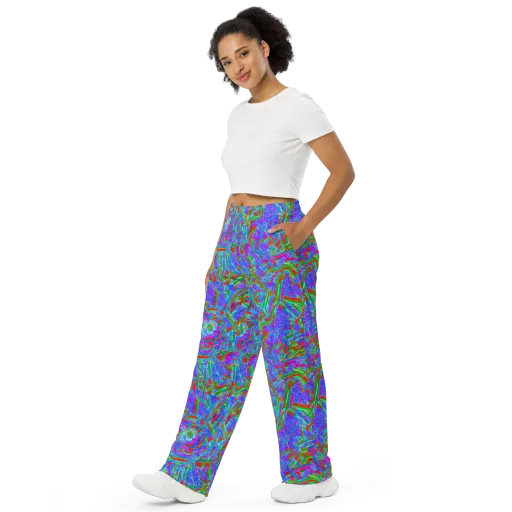 Acid Comet on a Wide-Leg Pants
