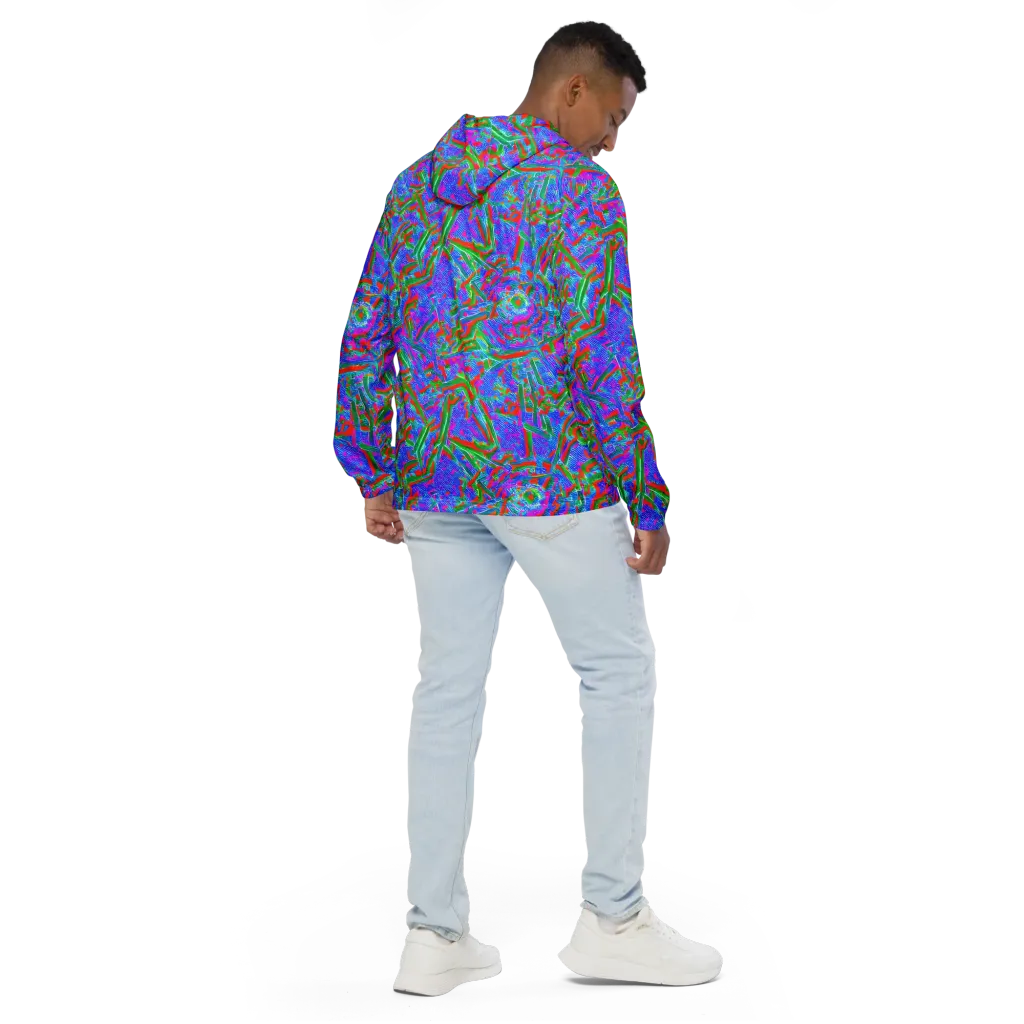 Acid Comet on Men's Windbreaker — Back