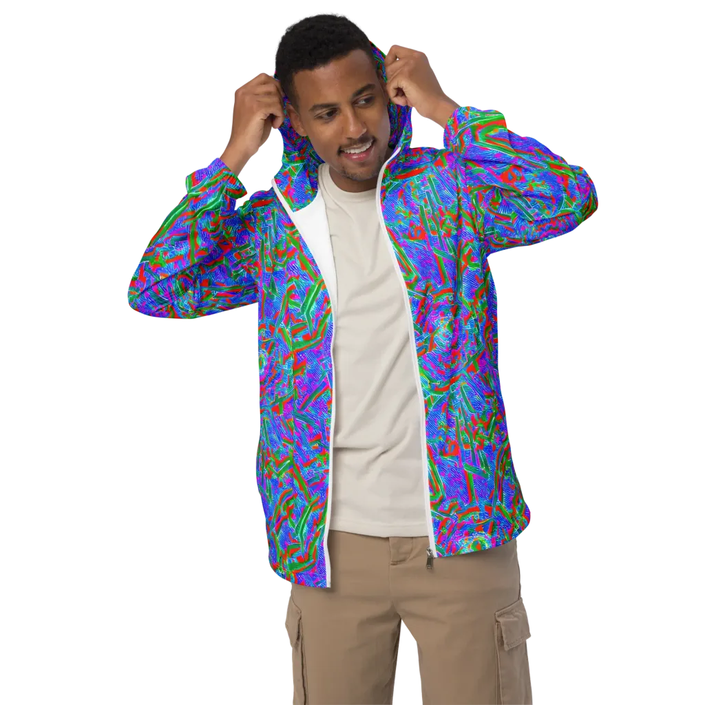 Acid Comet on Men's Windbreaker — Front