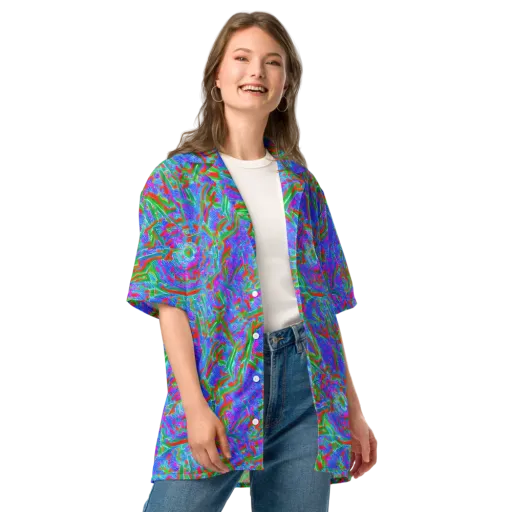 Acid Comet on a Button Shirt