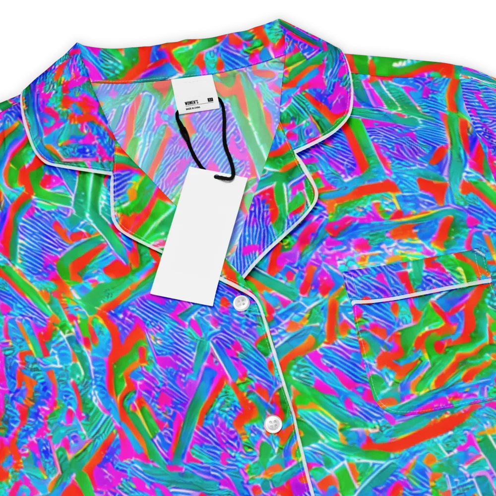 Acid Comet on Women's Short Sleeve Pajama Top — Product details