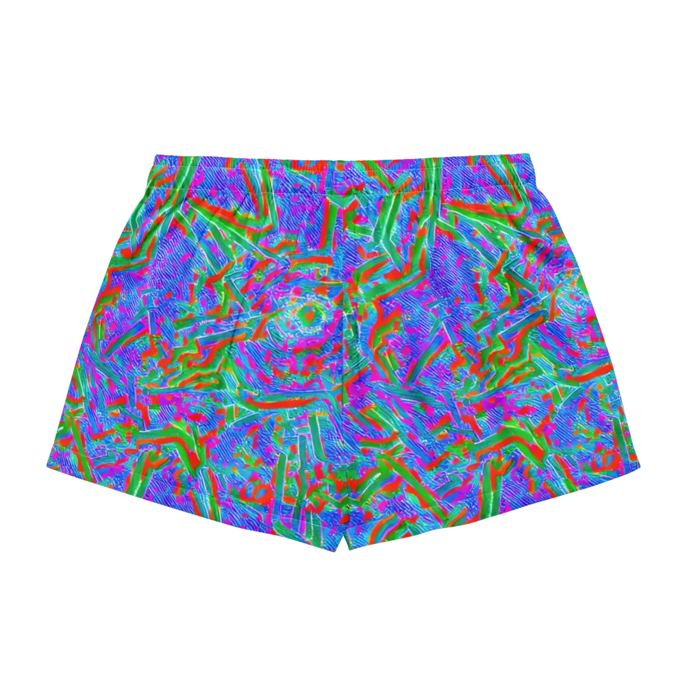 Acid Comet on Women's Pajama Shorts — Back