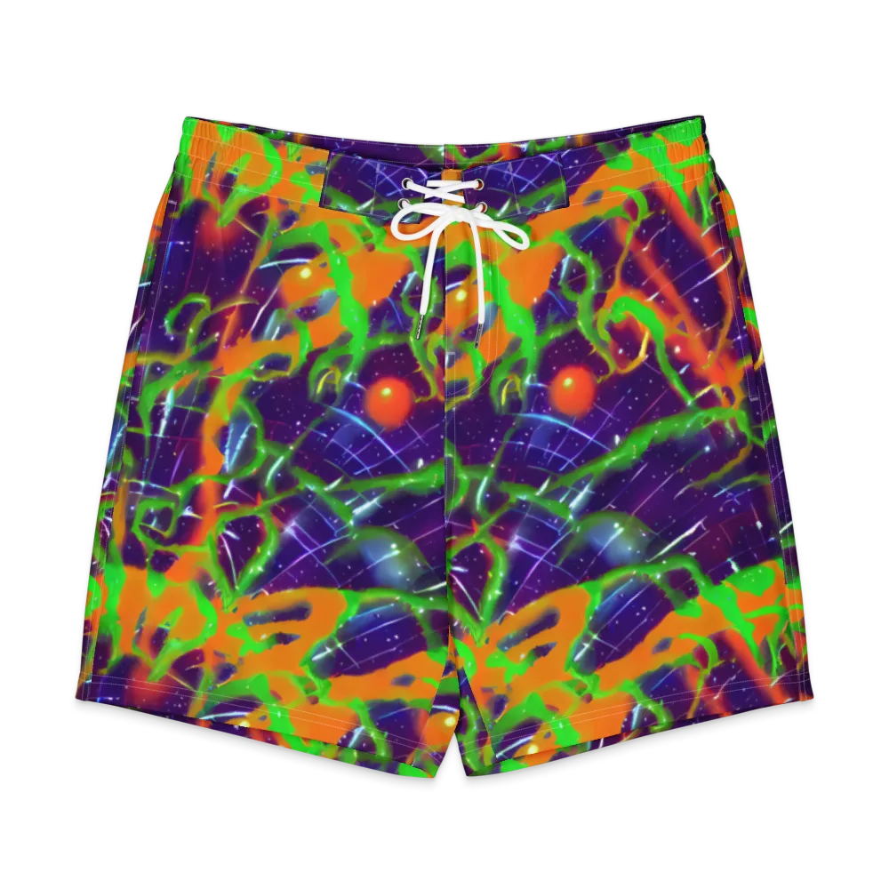 Galactic Acid on Men's Board Shorts — Front