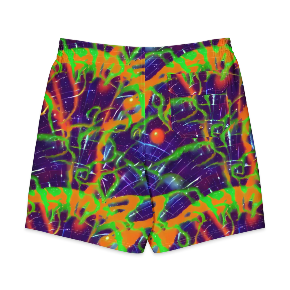 Galactic Acid on Men's Board Shorts — Back