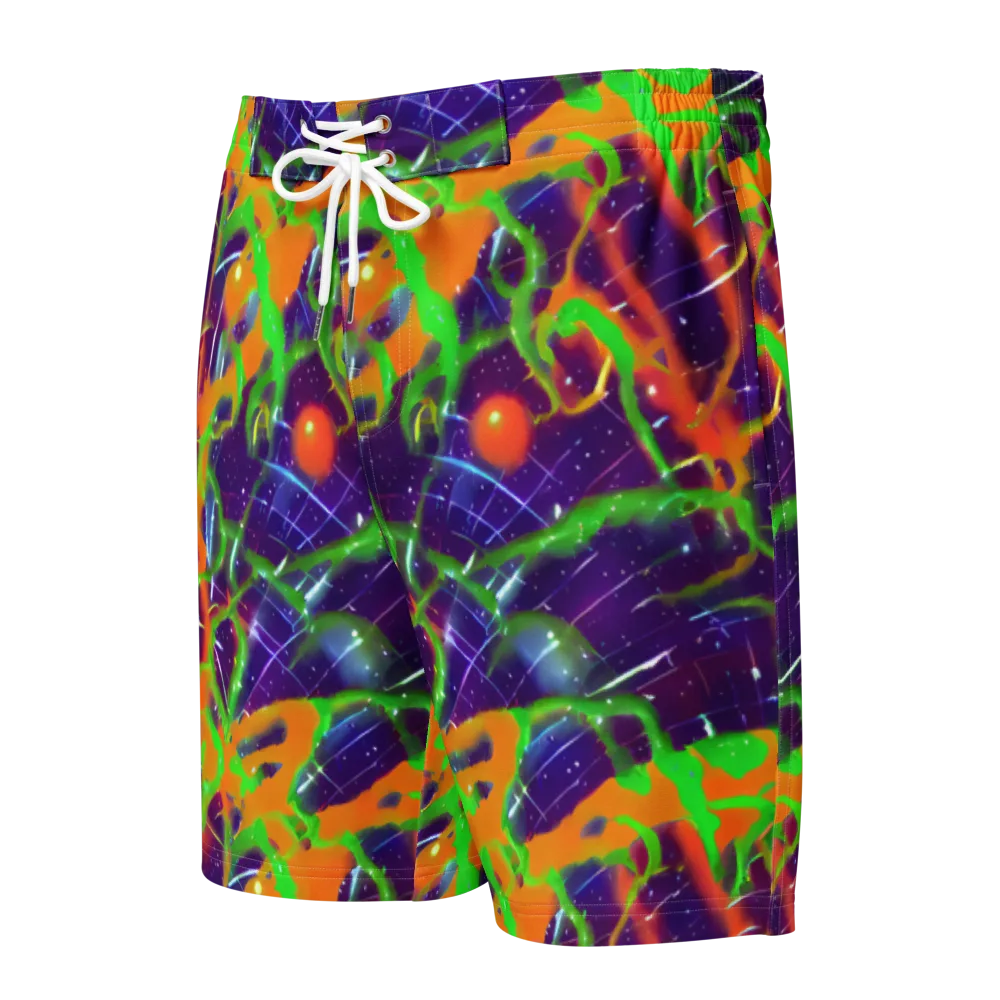 Galactic Acid on Men's Board Shorts — Front