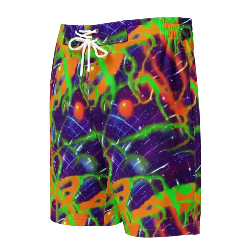 Galactic Acid on a Men's Board Shorts
