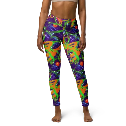 Galactic Acid on a Yoga Leggings