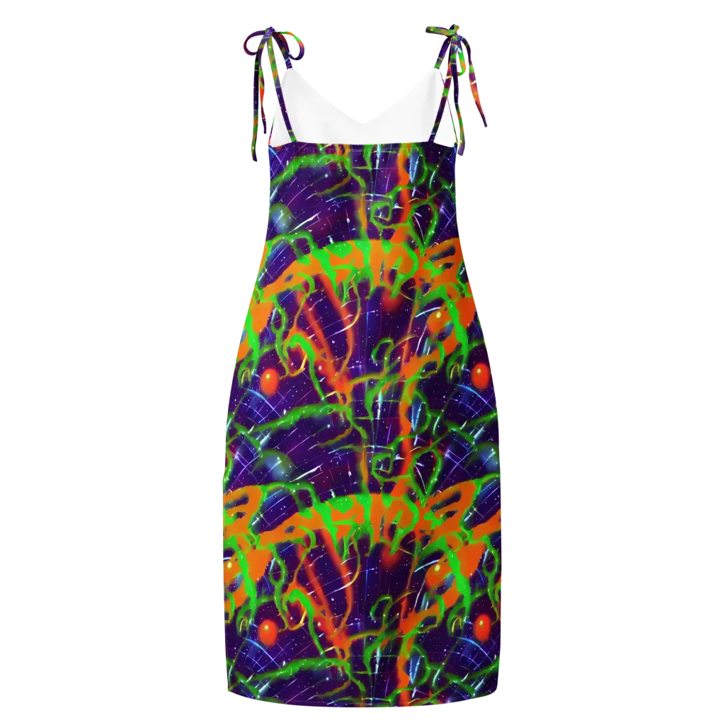Galactic Acid on Slip Dress — Back