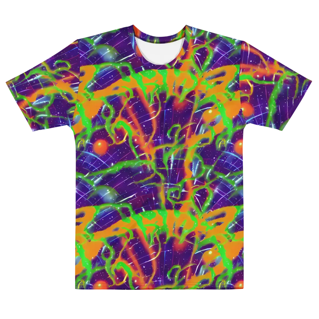 Galactic Acid on Men's Cotton Crew Neck T-Shirt — Front