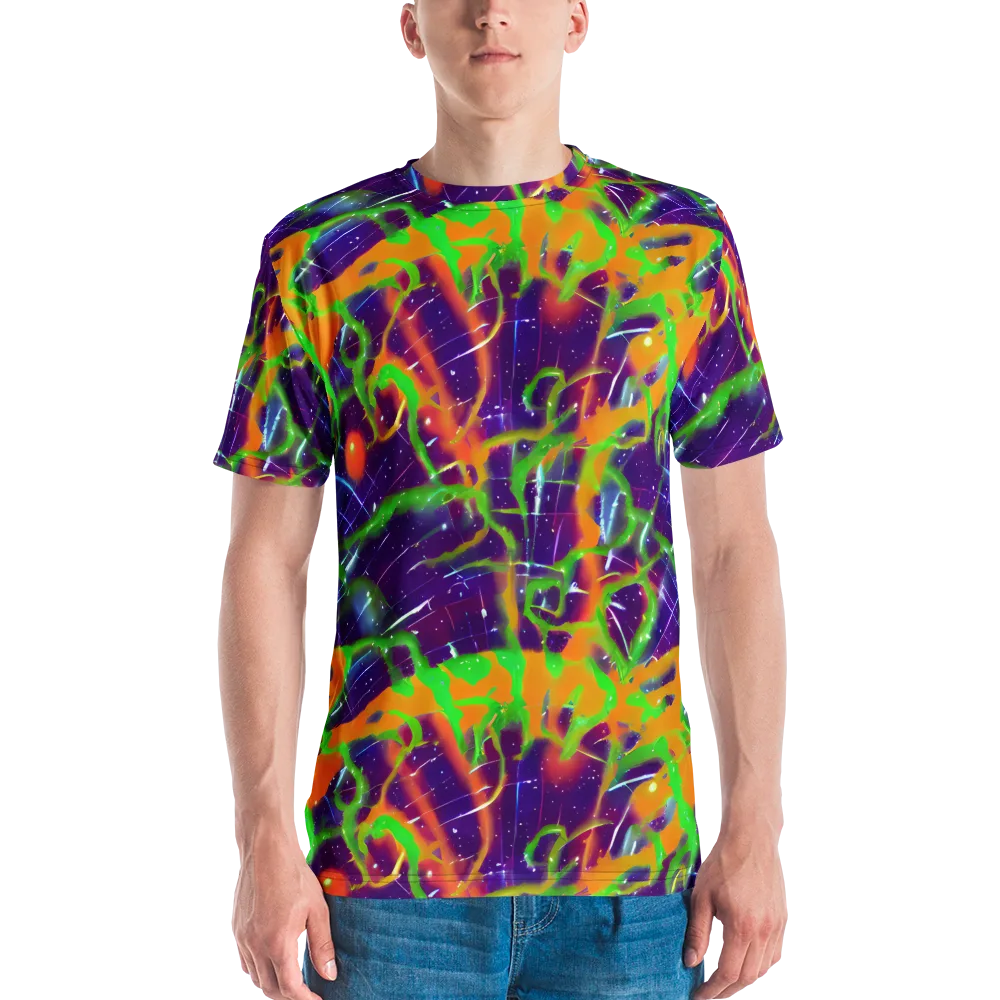 Galactic Acid on Men's Crew Neck T-Shirt — Front