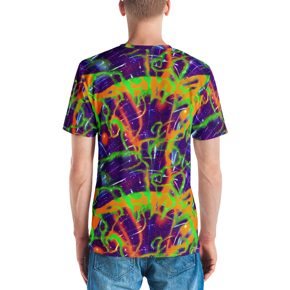Galactic Acid on Men's Crew Neck T-Shirt — Back