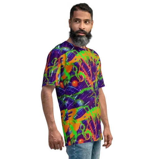 Galactic Acid on a Men's Crew Neck T-Shirt