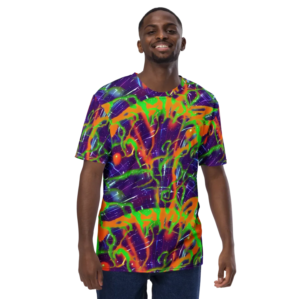 Galactic Acid on Men's Crew Neck T-Shirt — Front