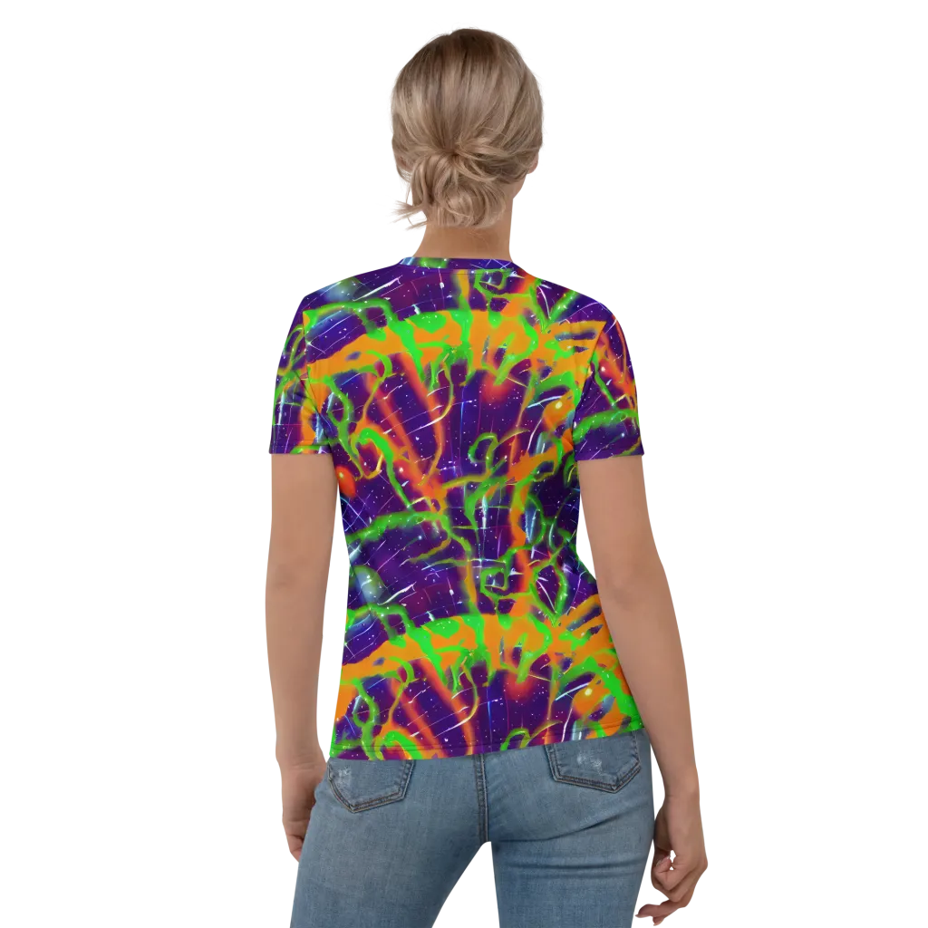 Galactic Acid on Women's Crew Neck T-Shirt — Back