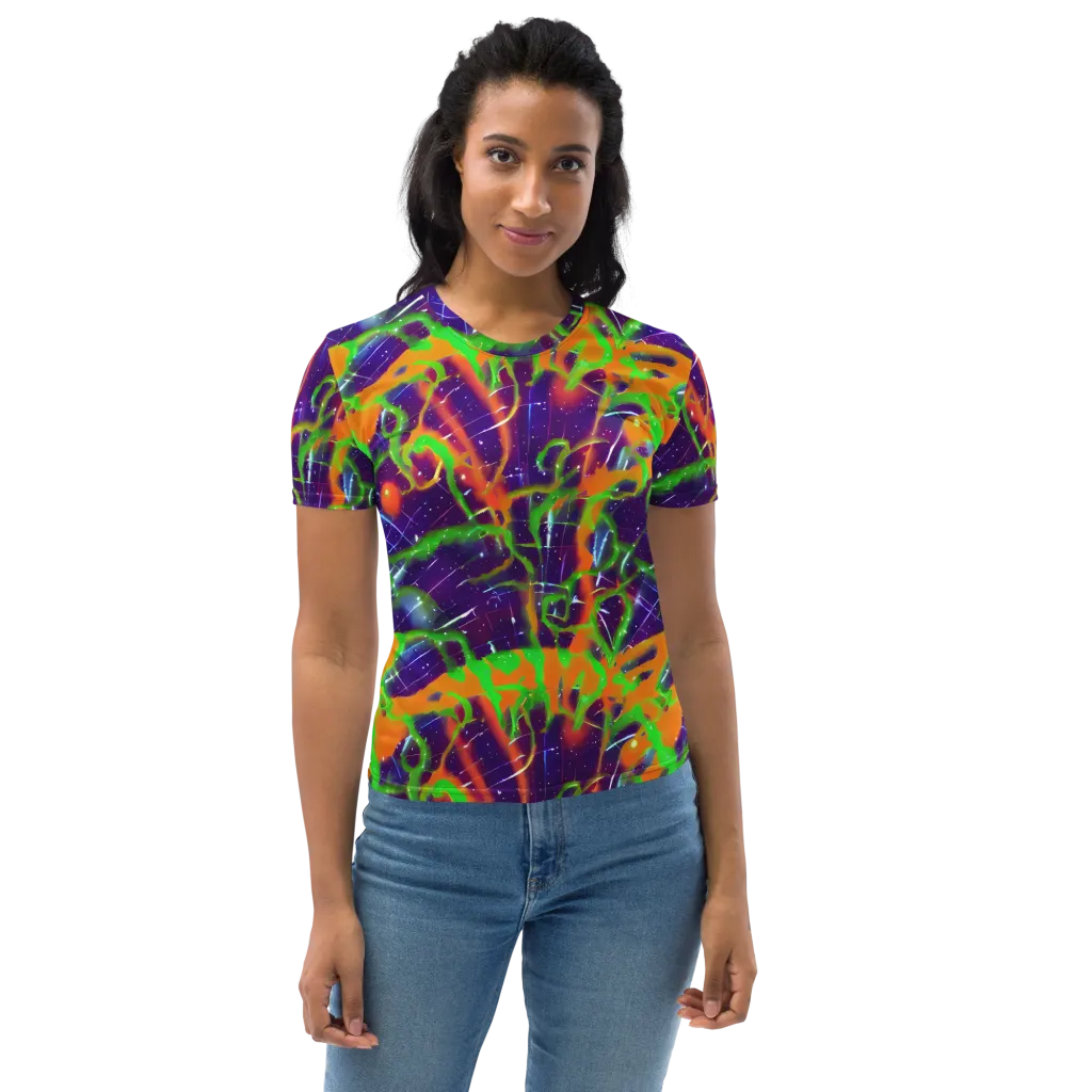 Galactic Acid on Women's Crew Neck T-Shirt — Front