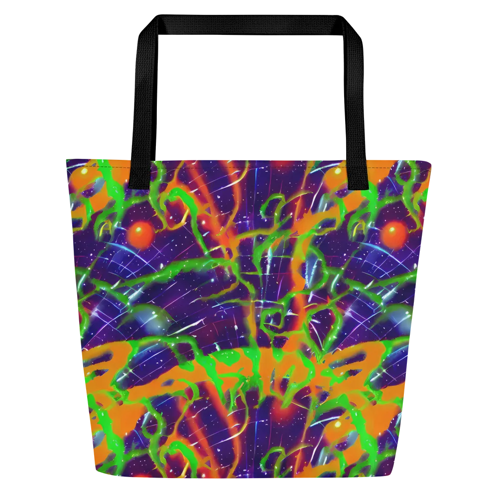 Galactic Acid on Large Tote Bag W/ Pocket — Front