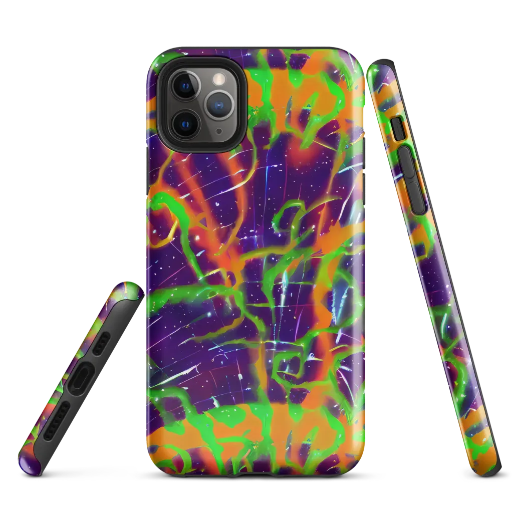 Galactic Acid on Tough Case for iPhone® — Front