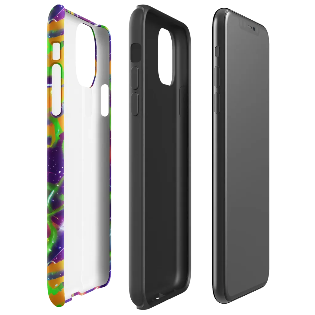 Galactic Acid on Tough Case for iPhone® — Right