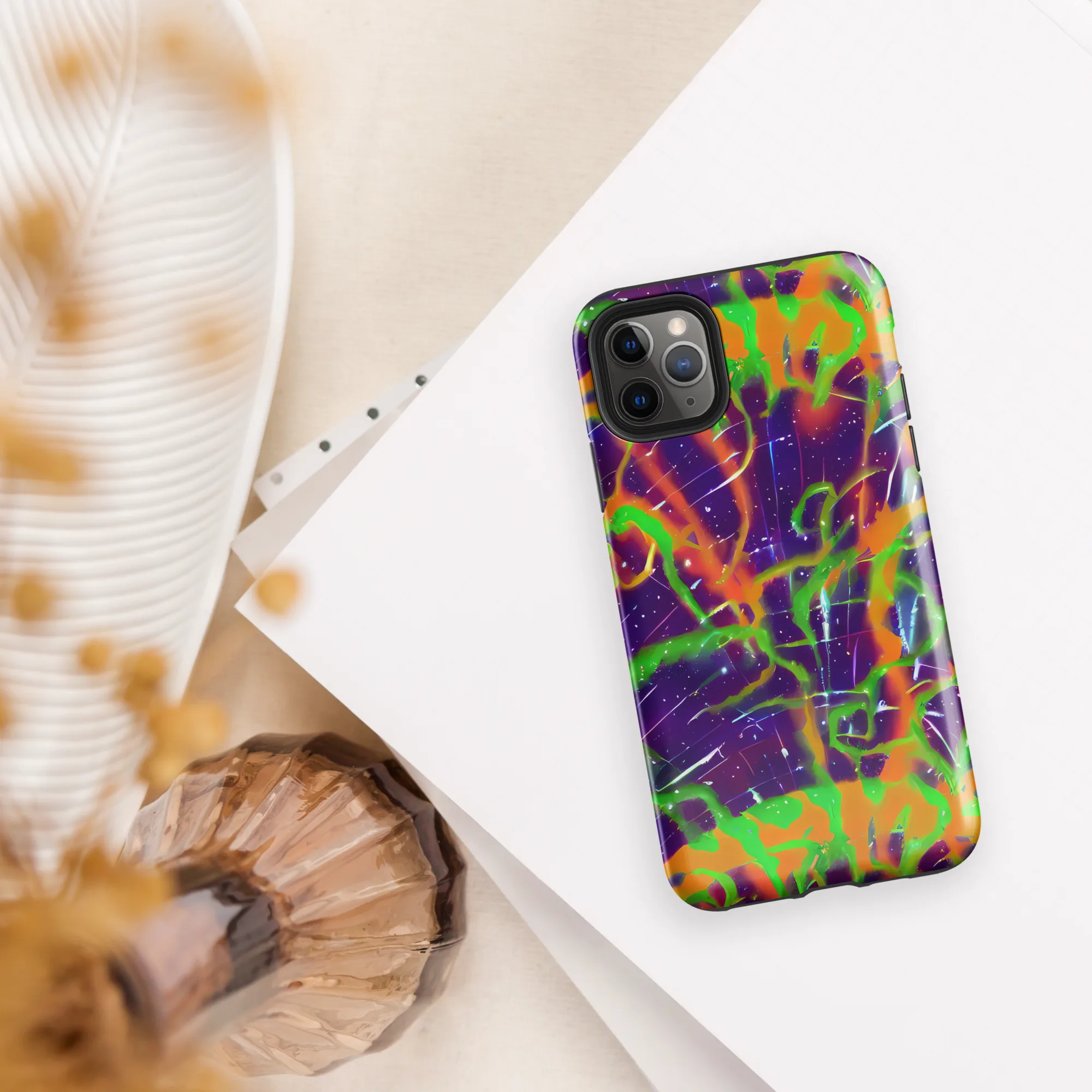 Galactic Acid on Tough Case for iPhone® — Front