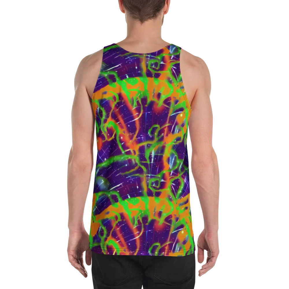 Galactic Acid on Men's Tank Top — Back