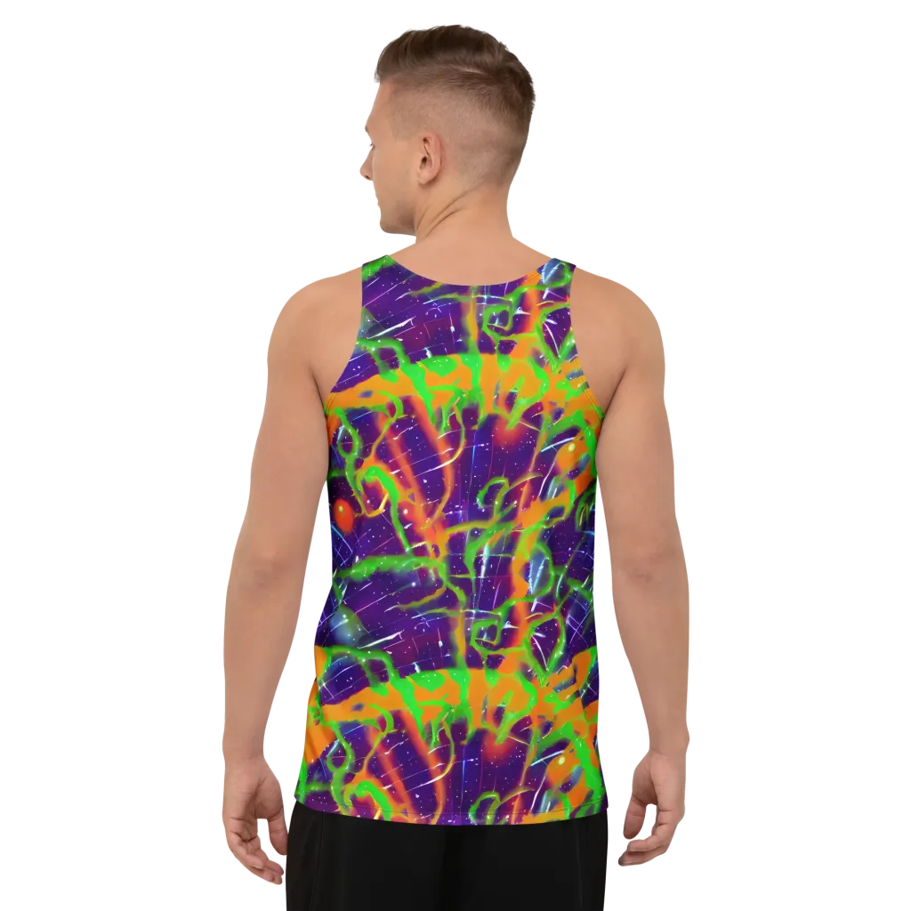Galactic Acid on Men's Tank Top — Back