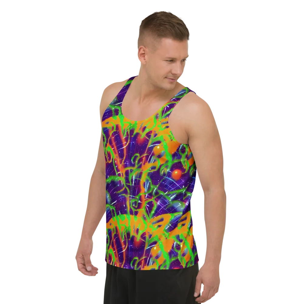 Galactic Acid on Men's Tank Top — Left Front