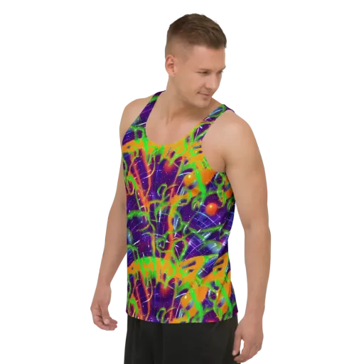 Galactic Acid on a Men's Tank Top