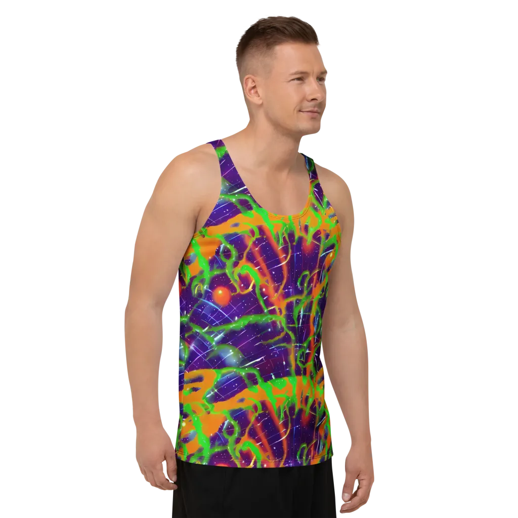 Galactic Acid on Men's Tank Top — Right Front