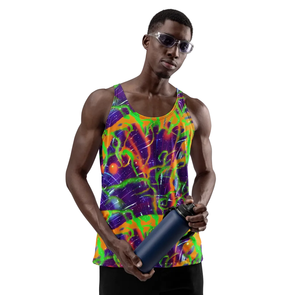 Galactic Acid on Men's Tank Top — Front