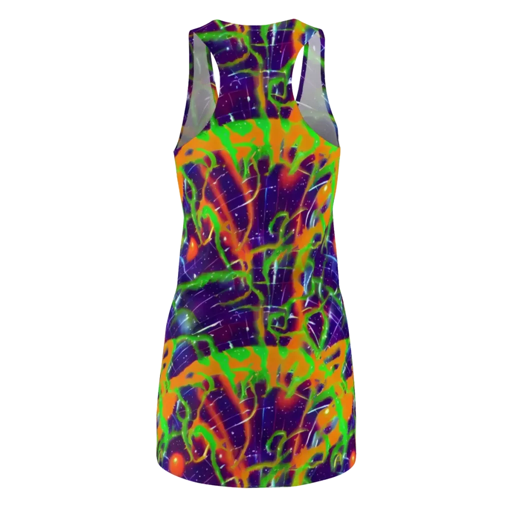 Galactic Acid on Racerback Dress — Back