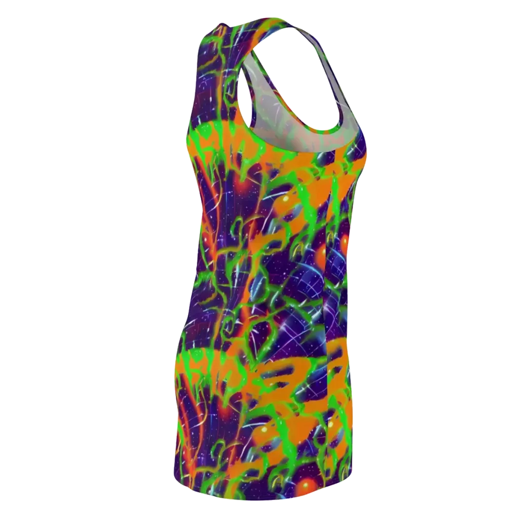 Galactic Acid on Racerback Dress — Back Side