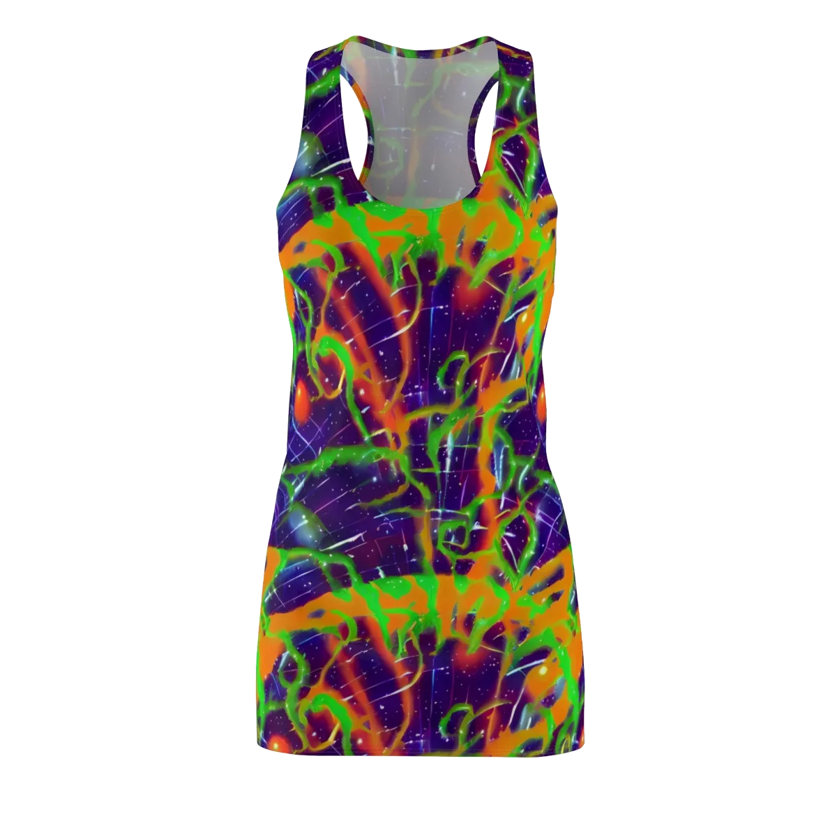 Galactic Acid on Racerback Dress — Front