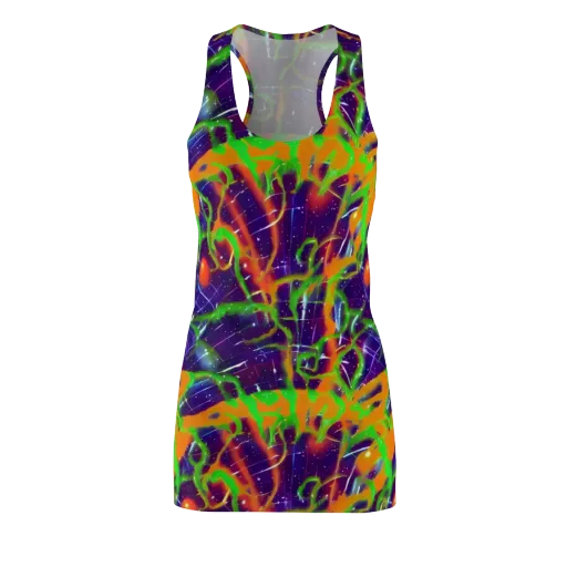 Galactic Acid on a Racerback Dress
