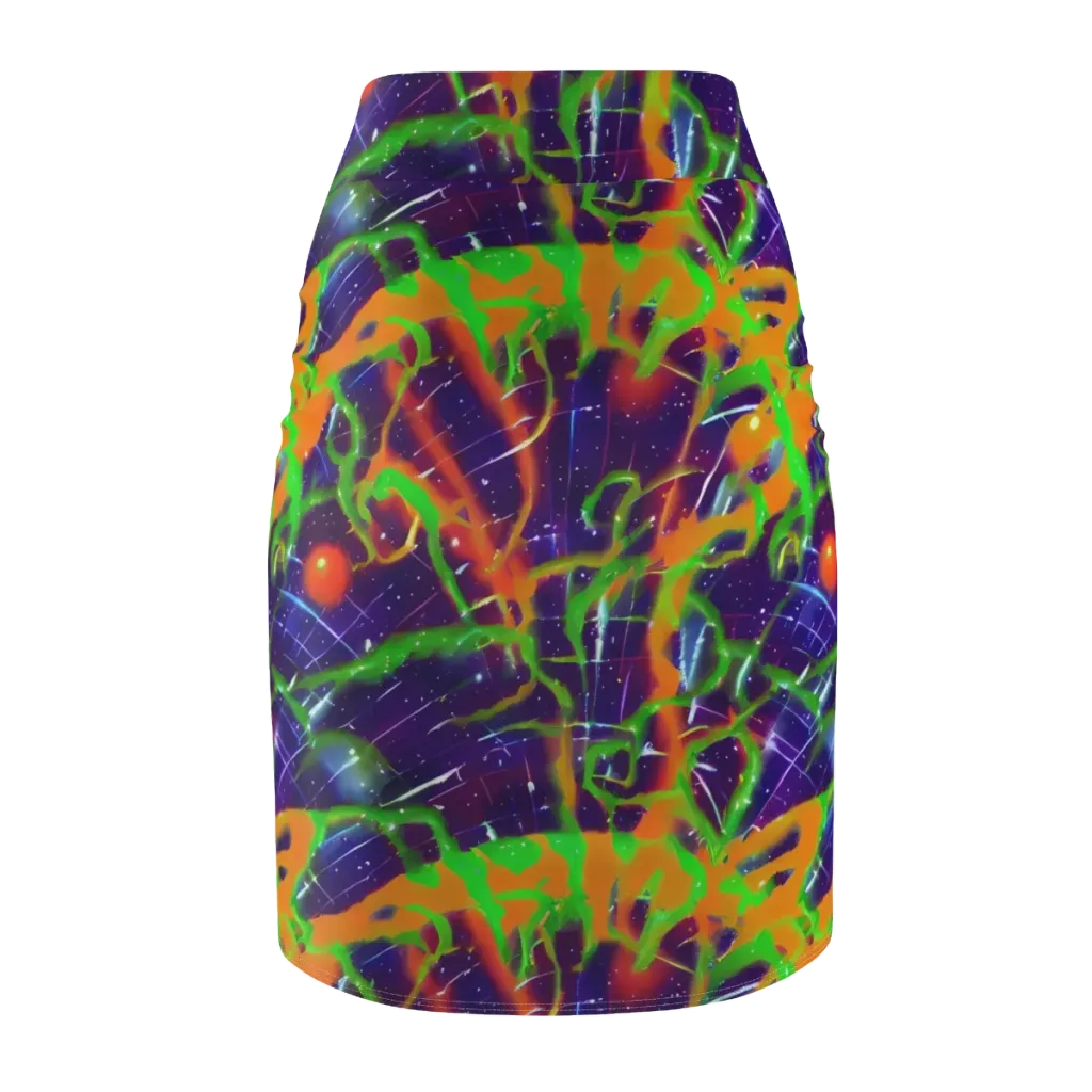 Galactic Acid on Pencil Skirt — Back
