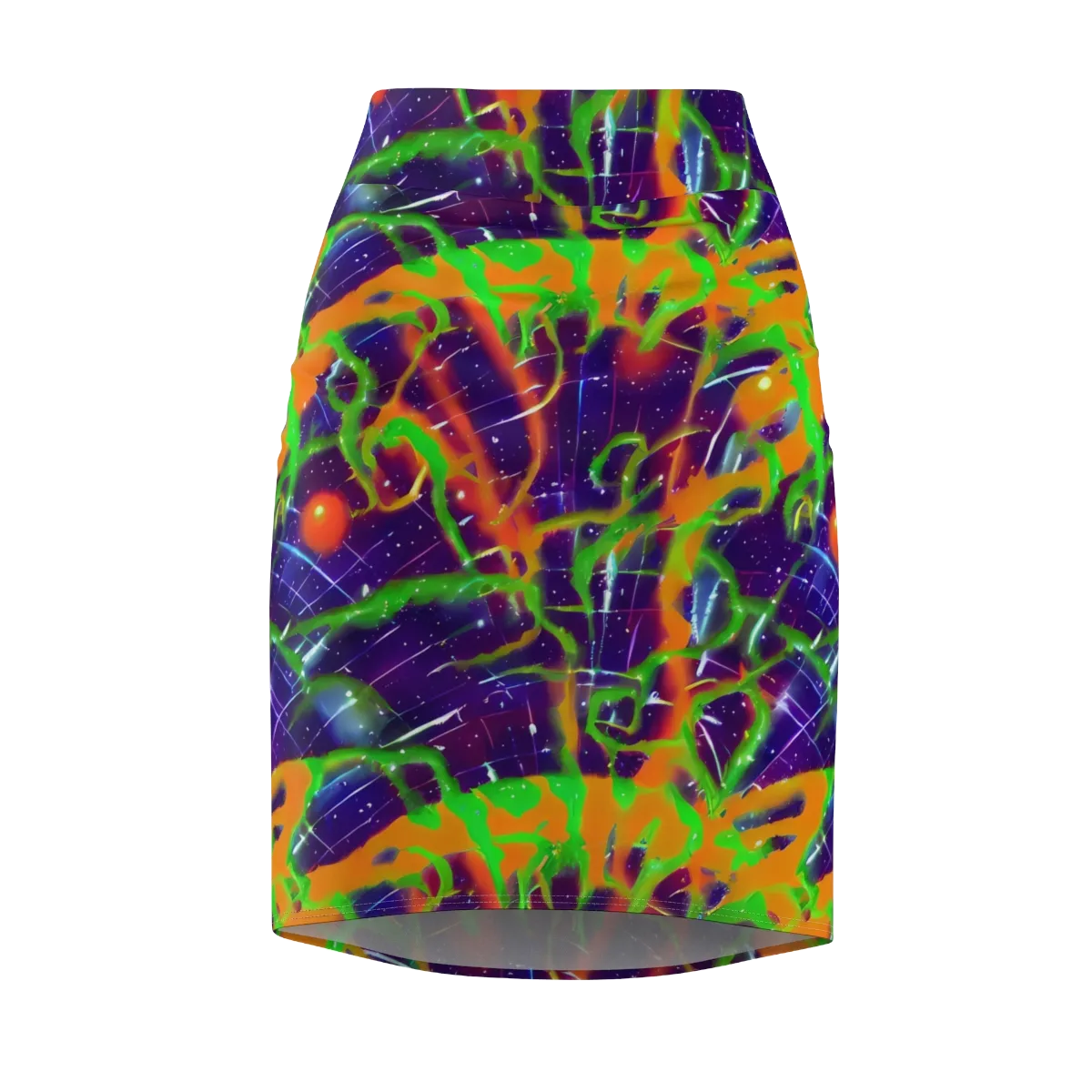Galactic Acid on Pencil Skirt — Front