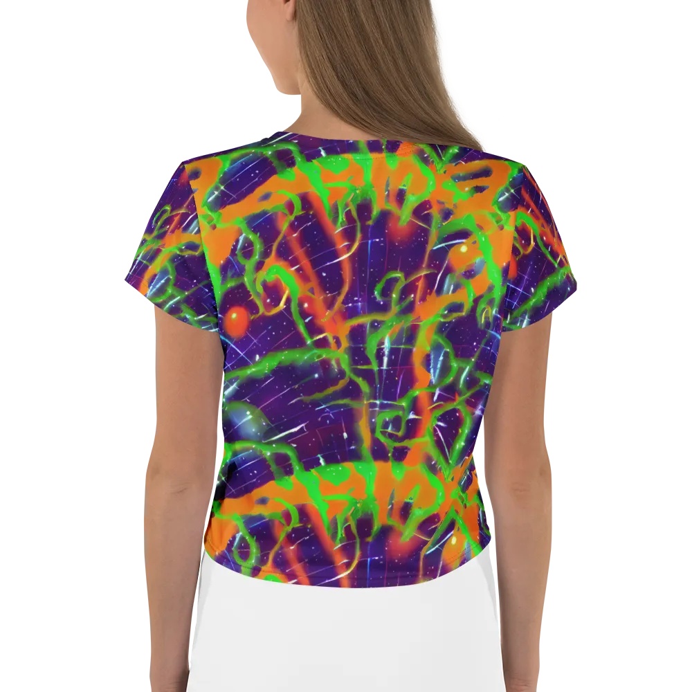 Galactic Acid on Crop Tee — Back