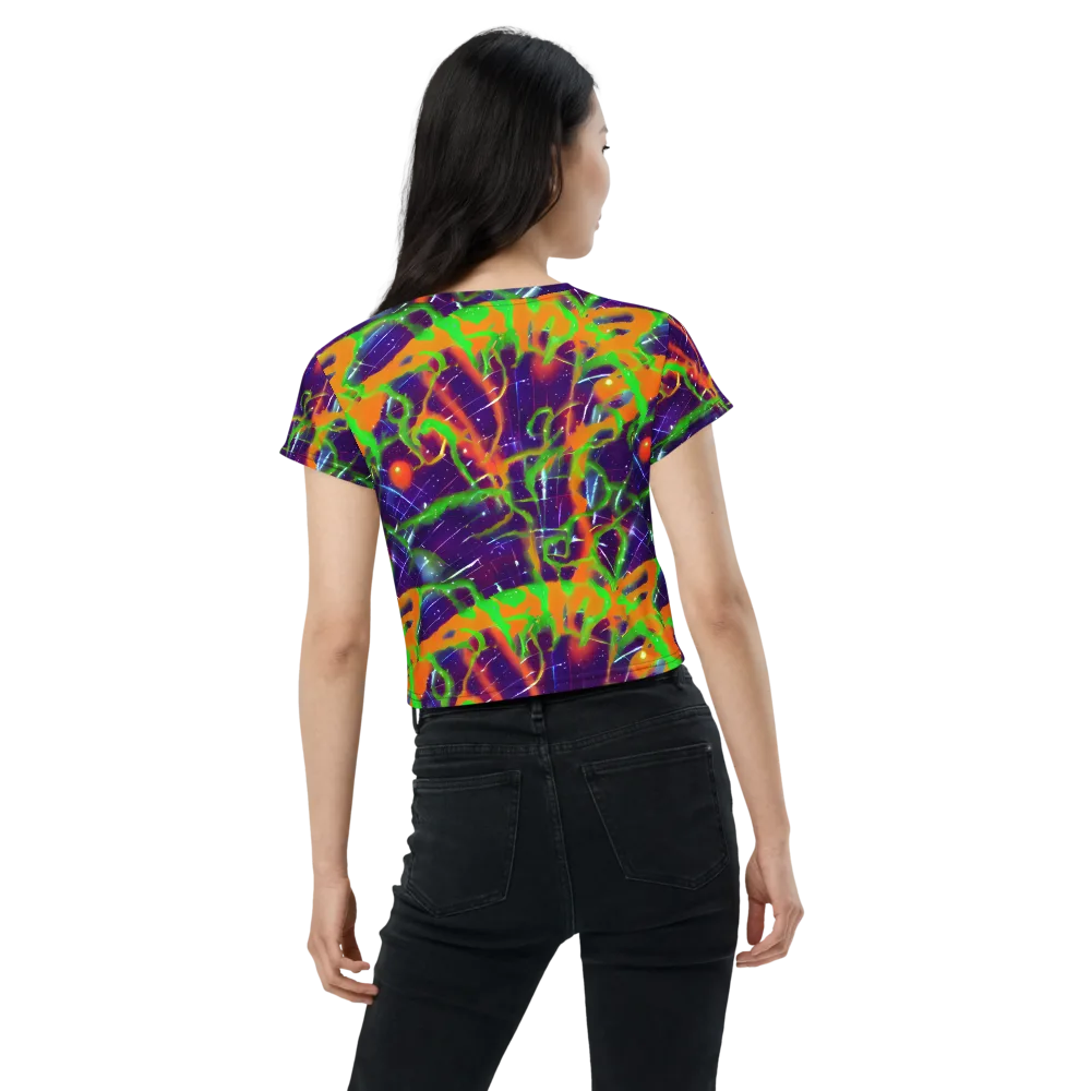 Galactic Acid on Crop Tee — Back