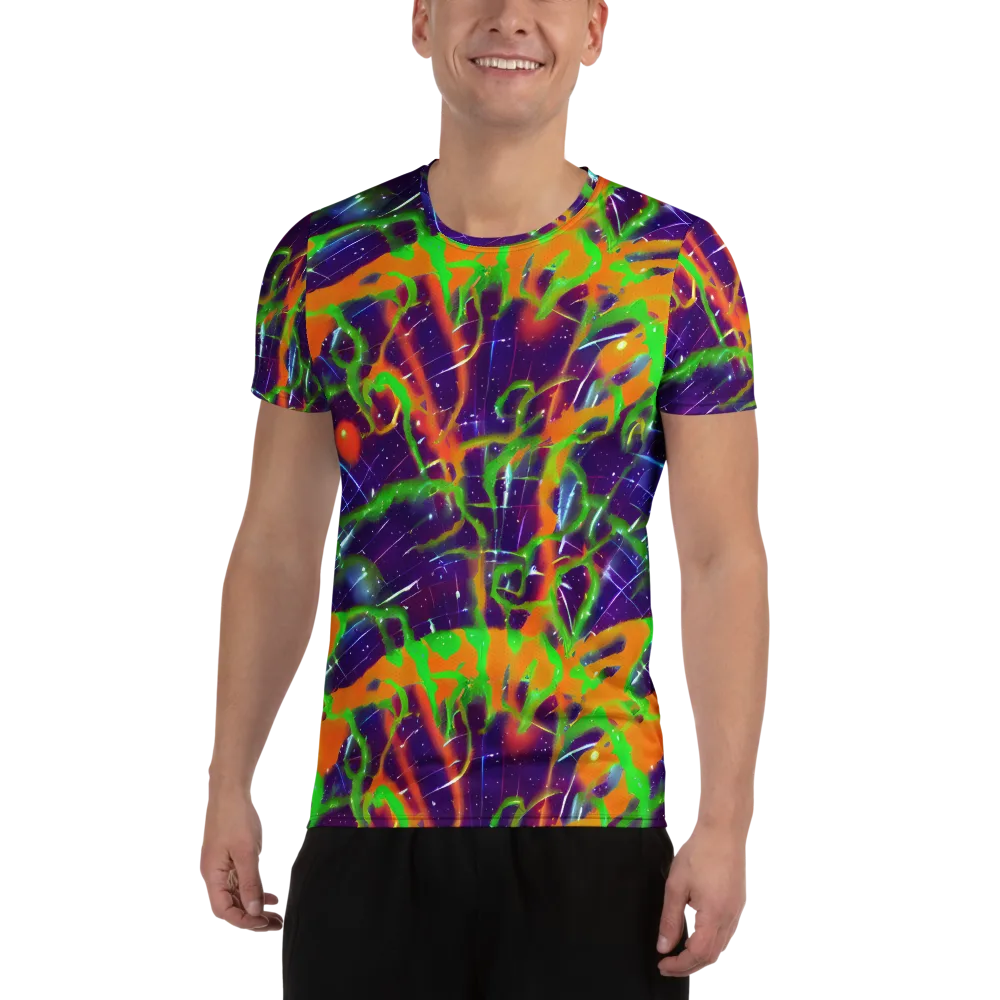 Galactic Acid on Men's Athletic T-Shirt — Front