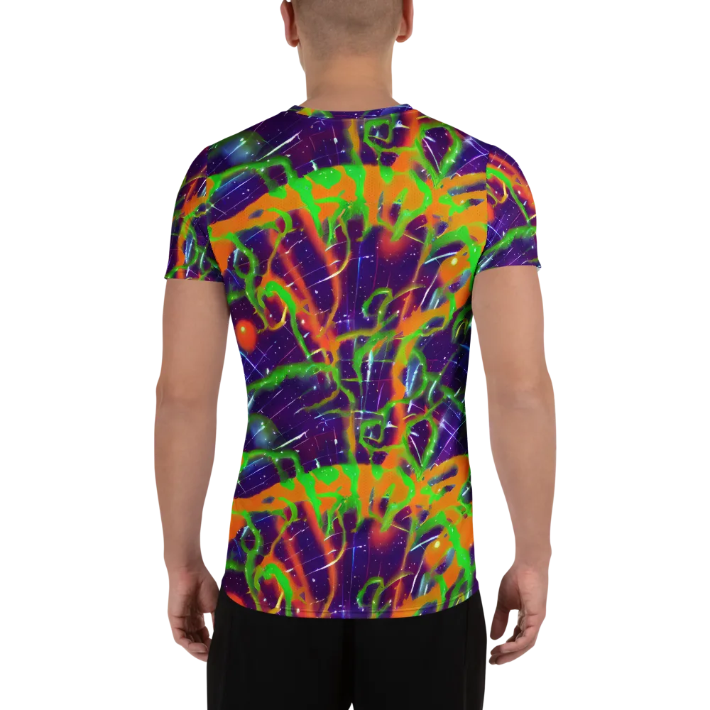 Galactic Acid on Men's Athletic T-Shirt — Back