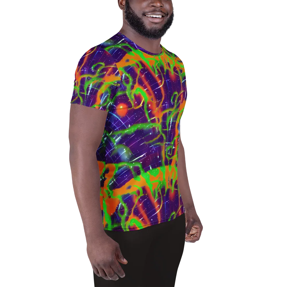 Galactic Acid on Men's Athletic T-Shirt — Right